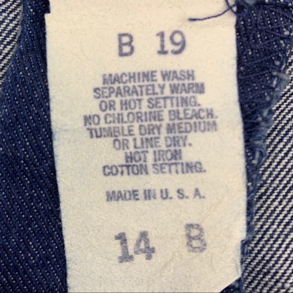 Vtg size 14 Montgomery Ward Denim Skirt NWT - Picture 5 of 6